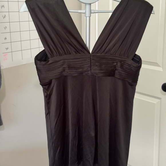 BCBGMaxAzria Black Sleeveless Ruched top NWOT - Picture 4 of 8